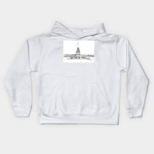 Istanbul Maidens Tower Kids Hoodie